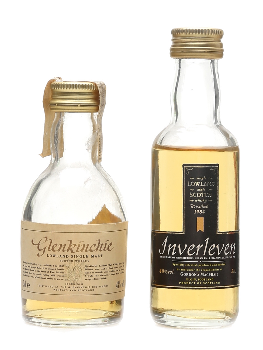 Inverleven & Glenkinchie Gordon & MacPhail And Distillery Bottling 2 x 5cl