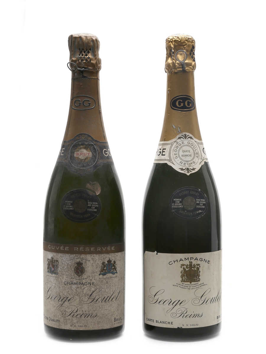 George Goulet Champagne N.V. Carte Blanche & Cuvee Reservee 2 x 75cl