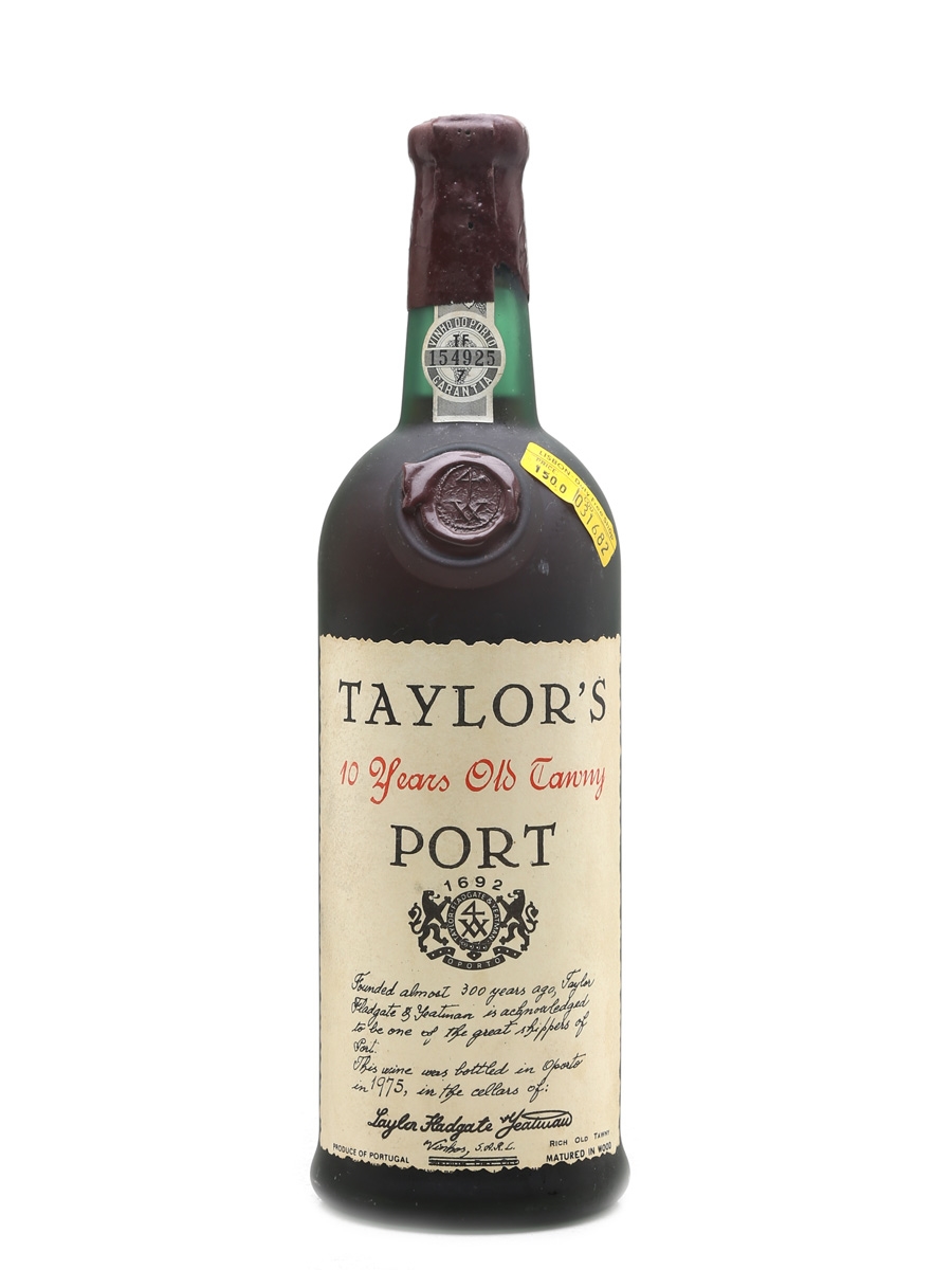Taylor's 10 Year Old Tawny Port Bottled 1975 75cl