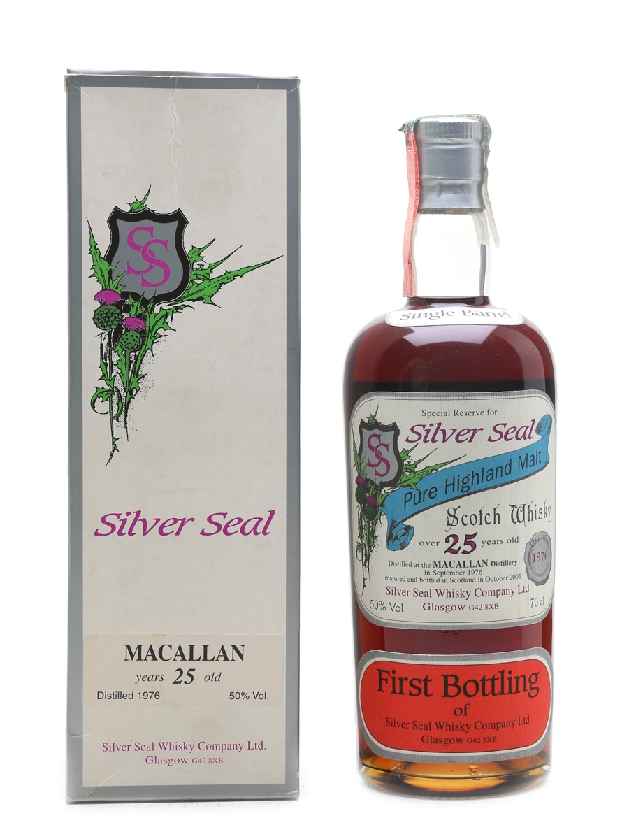 Macallan 1976 25 Year Old - Silver Seal 70cl / 50%