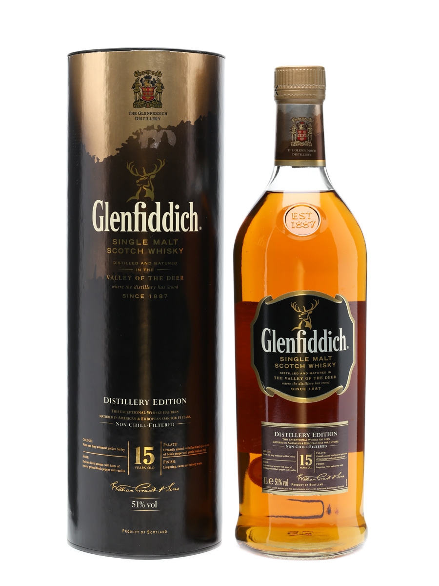 Glenfiddich 15 Years Old Distillery Edition 1 Litre