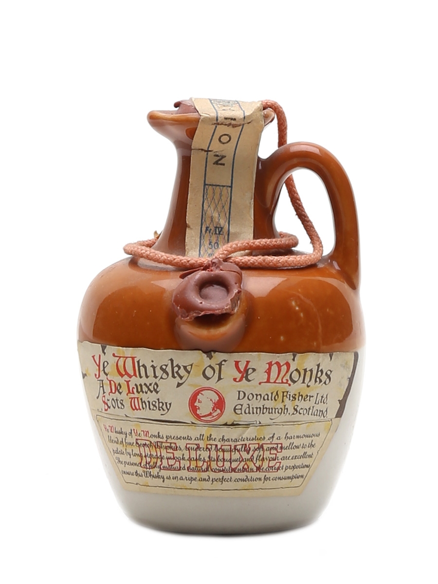 Ye Whisky Of Ye Monks Ceramic Decanter 4.7cl / 43%