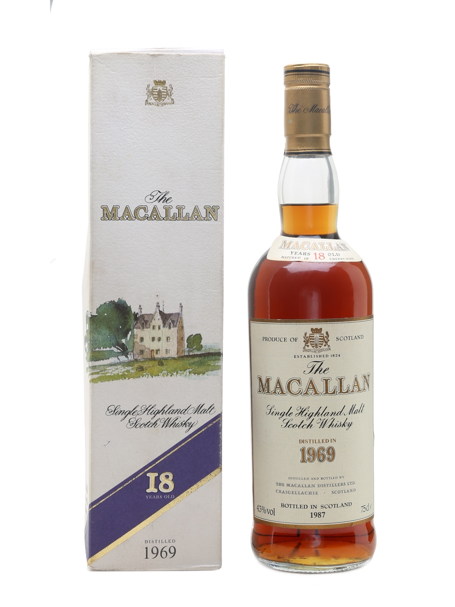Macallan 1969 18 Year Old 75cl / 43%