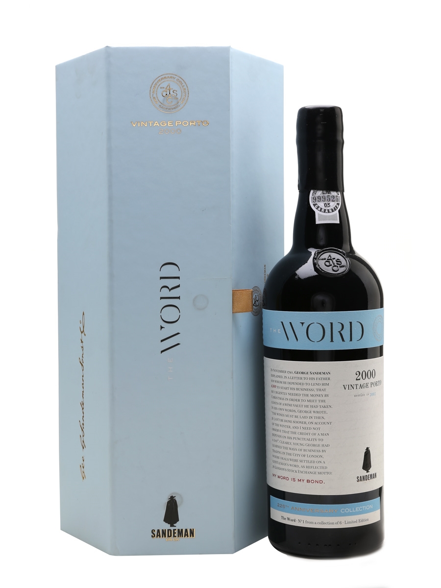 Sandeman 2000 Vintage Port 225th Anniversary Collection - The Word 75cl / 20%