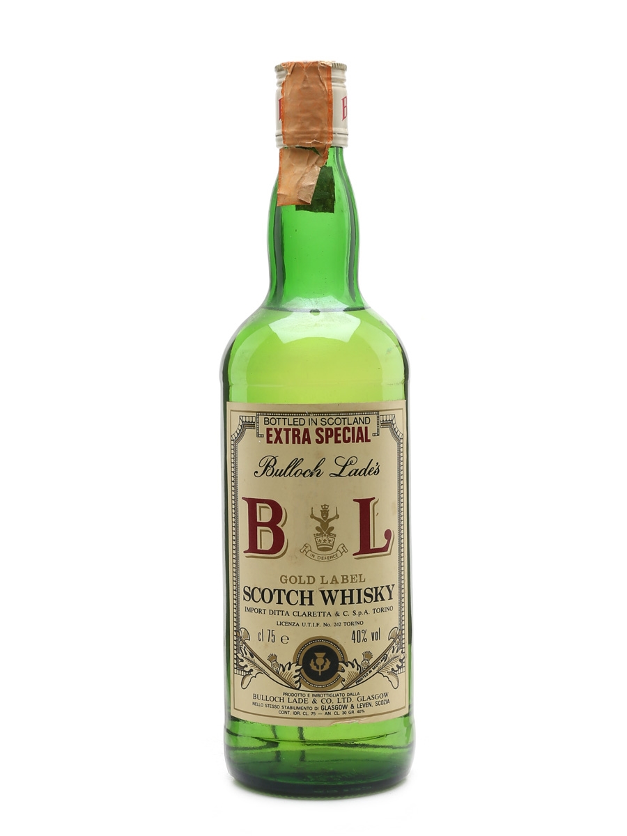Bulloch Lade's Gold Label Bottled 1980s - Claretta 75cl / 40%