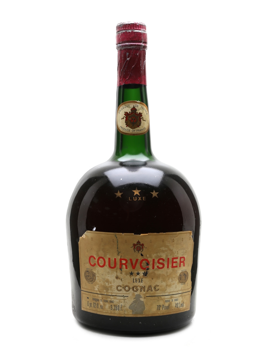 Courvoisier 3 Star Luxe Bottled 1970s - Large Format 378cl / 40%