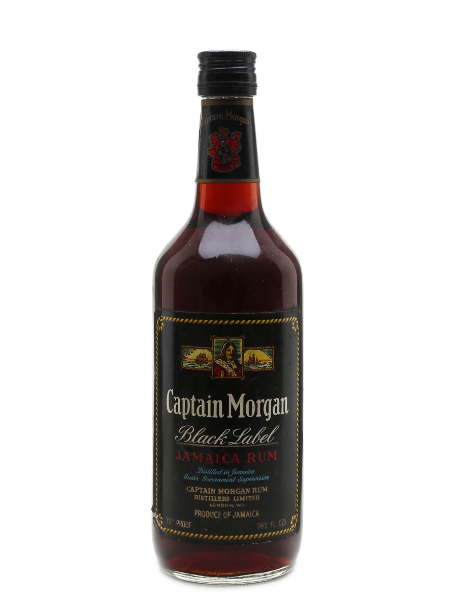 Captain Morgan Black Label Bottled 1970s 75.7cl / 40%