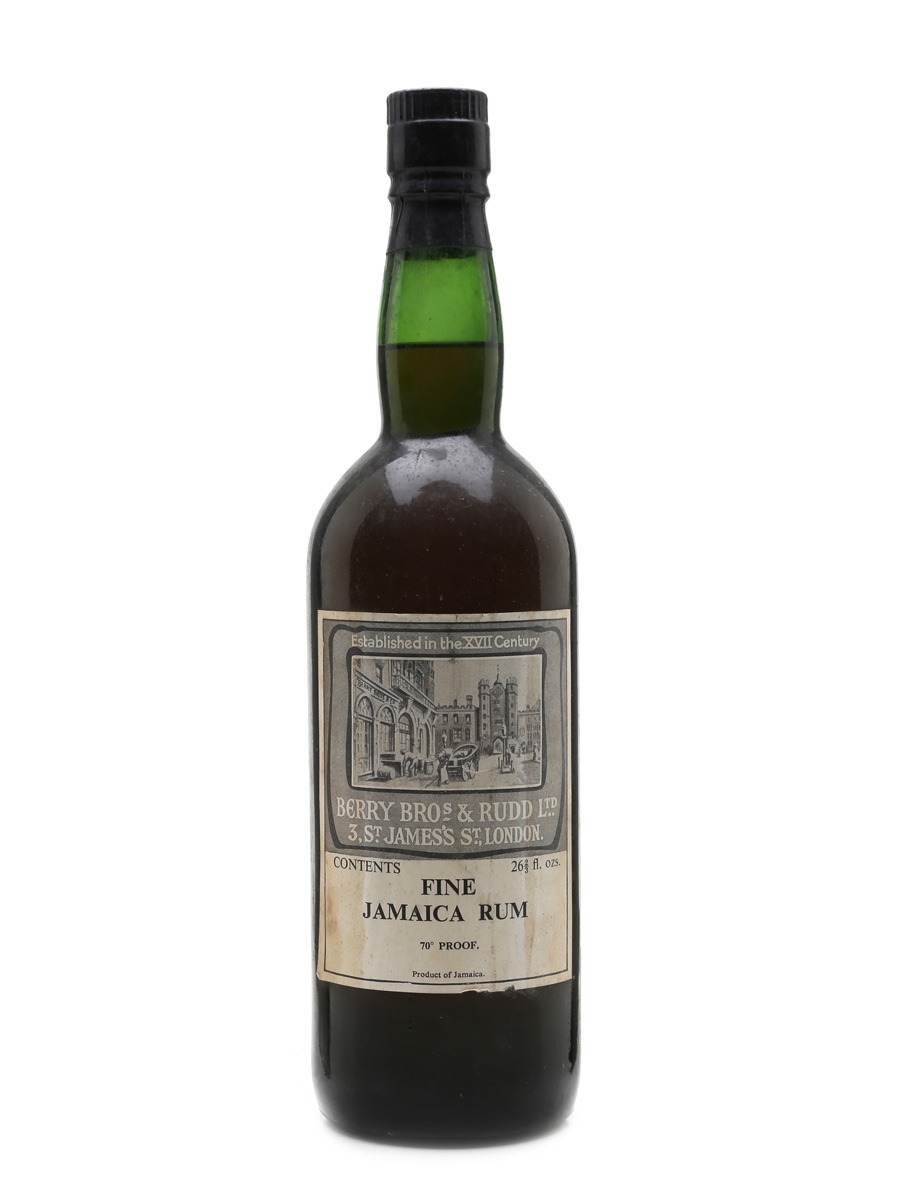 Berry Bros Fine Jamaica Rum Bottled 1960s 75.7cl / 40%