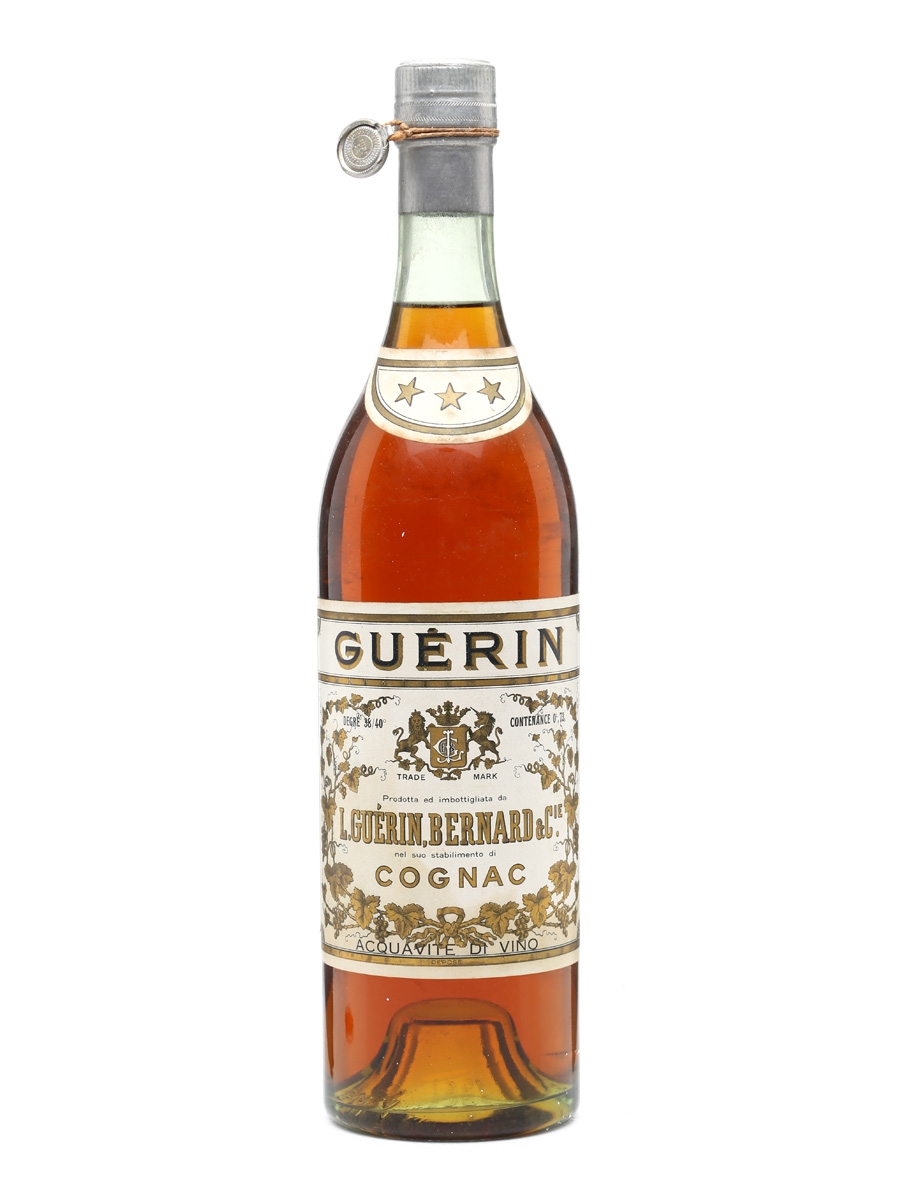 Guerin 3 Star Cognac Bottled 1950s 73cl