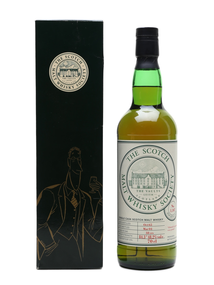 SMWS 1.107 Almond Syrup and Rose Petals Glenfarclas 1965 - 38 Year Old 70cl / 48.2%