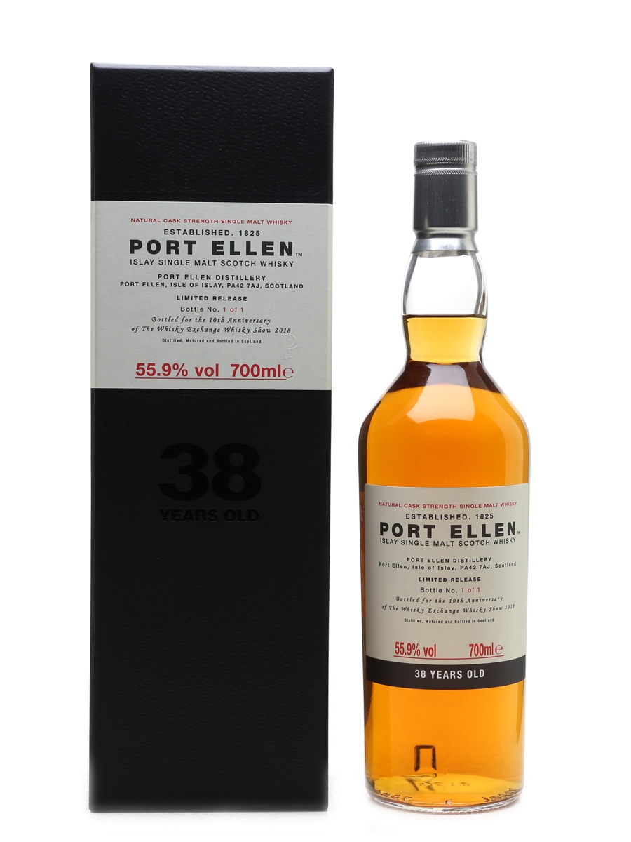Port Ellen 38 Year Old - 1 of 1 Donated By Diageo 70cl / 55.9%