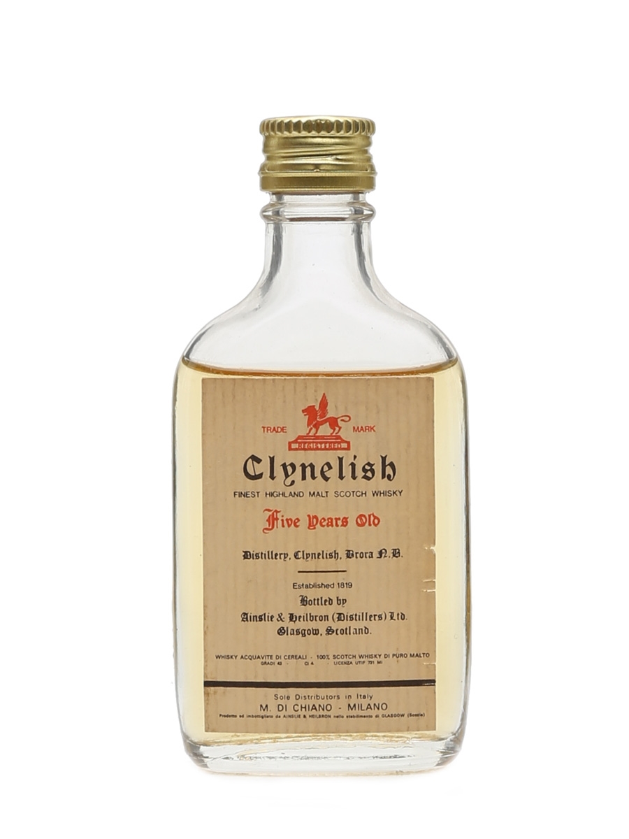 Clynelish 5 Year Old Bottled 1970s 4cl / 43%