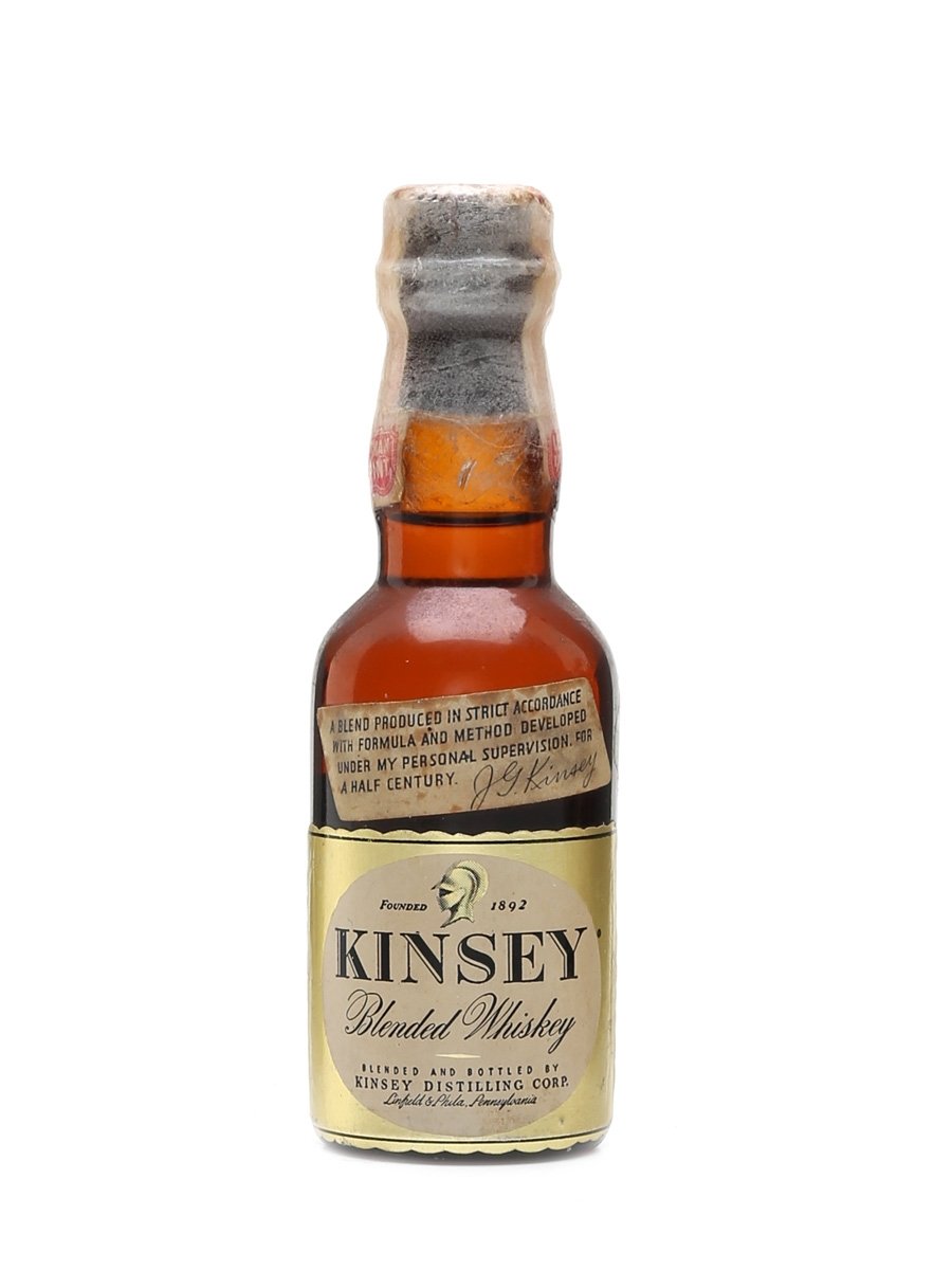 Kinsey Blended Whiskey Bottled 1930s 4.7cl / 43.4%