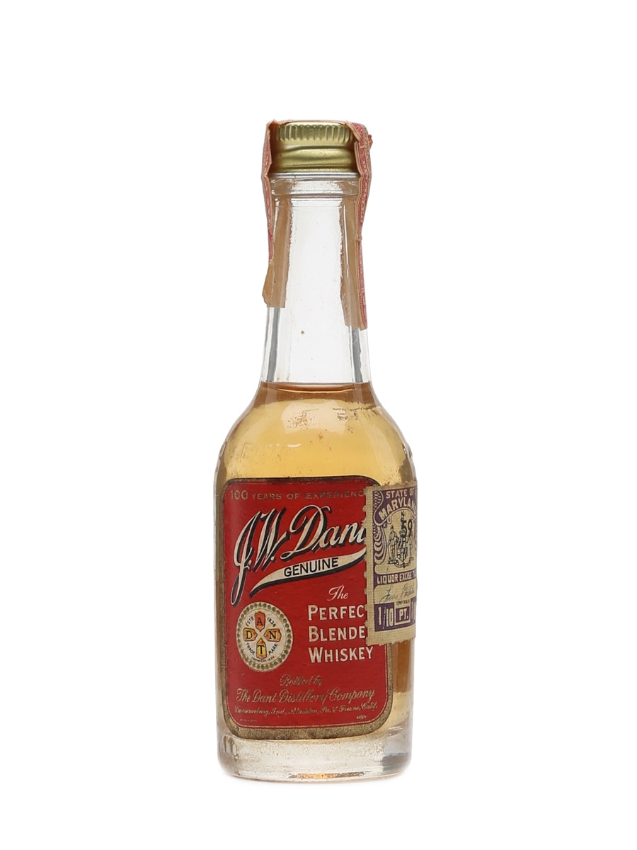 J W Dant 4 Year Old Bottled 1960s 4.7cl / 50%