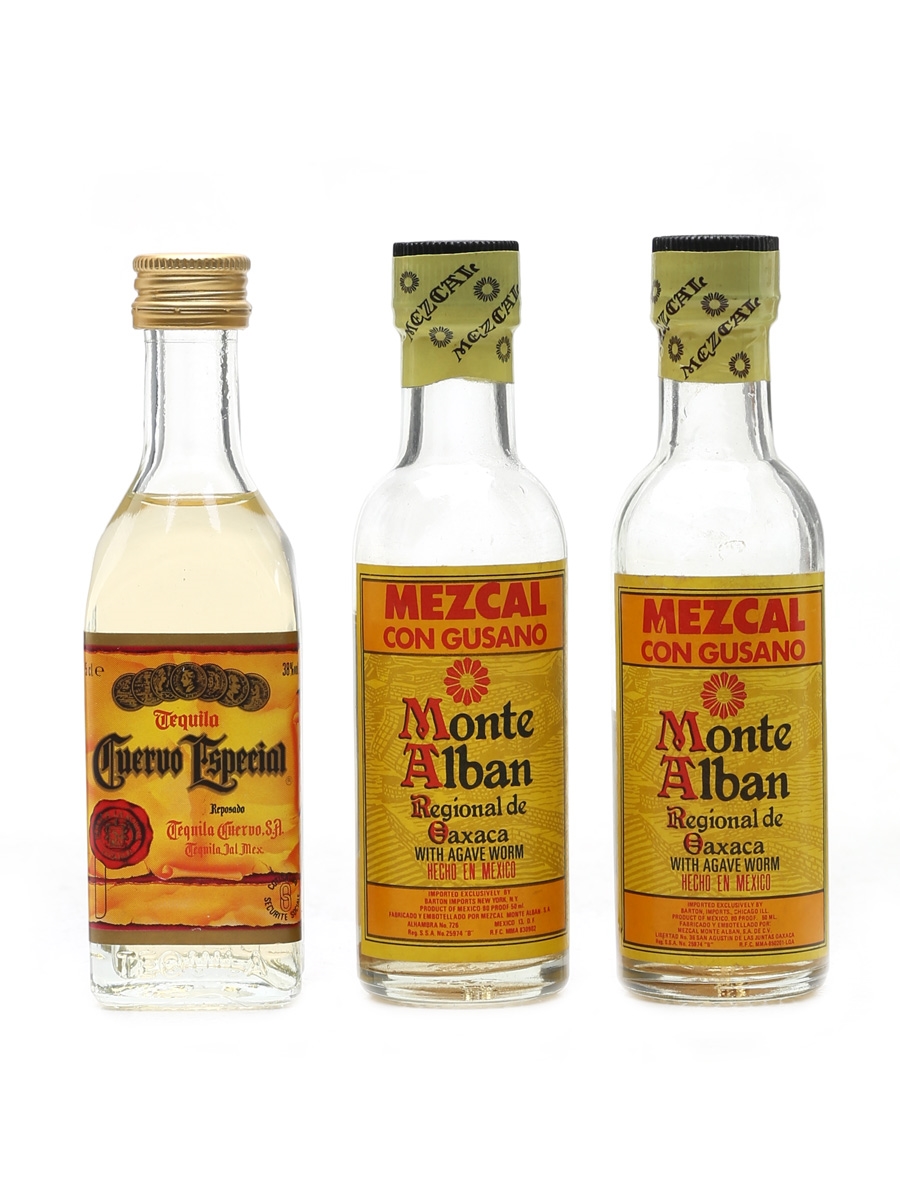 Cuervo Tequila & Monte Alban Mezcal  3 x 5cl / 40%