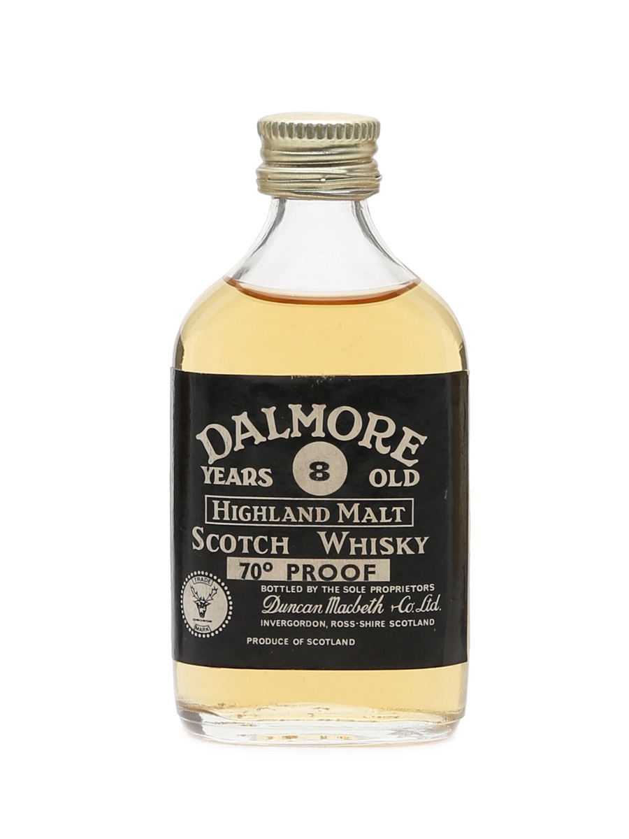 Dalmore 8 Year Old Bottled 1960s - Duncan Macbeth 5cl / 40%