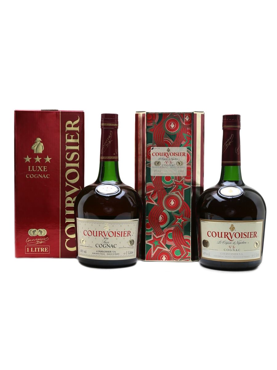 Courvoisier 3 Star & VS Old Presentation 2 x 100cl / 40%