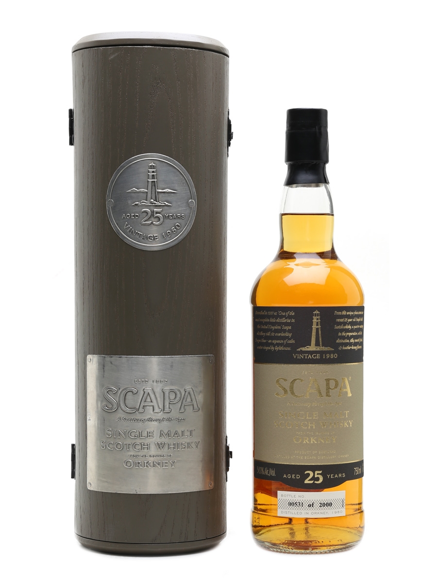 Scapa 1980 25 Year Old - Allied Domecq Spirits 75cl / 54%
