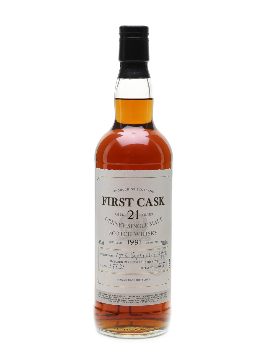 Highland Park 1991 21 Year Old - First Cask 70cl / 46%