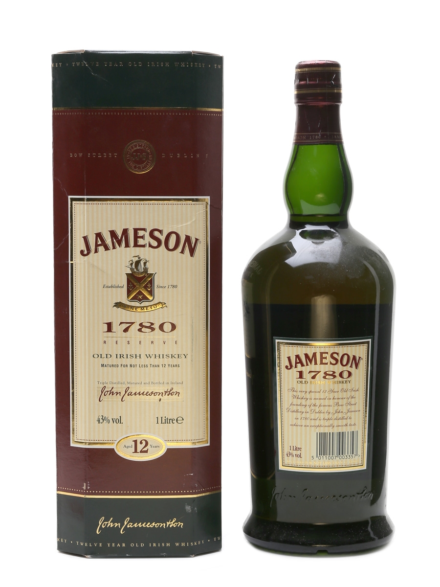Jameson 1780 Old Irish Whiskey - Lot 45046 - Buy/Sell Irish
