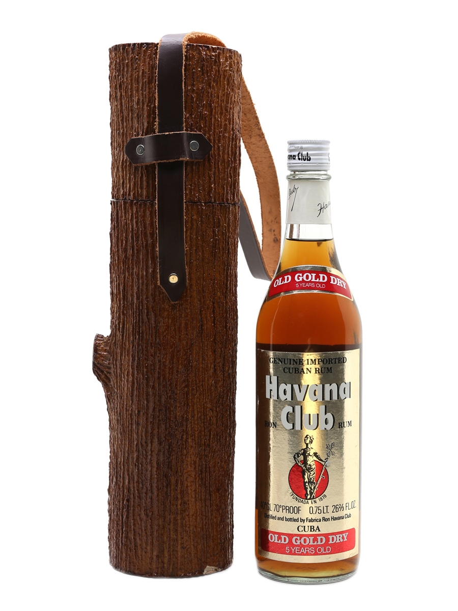 Havana Club Old Gold Dry 5 Year Old - Lot 45489 - Buy/Sell Rum Online