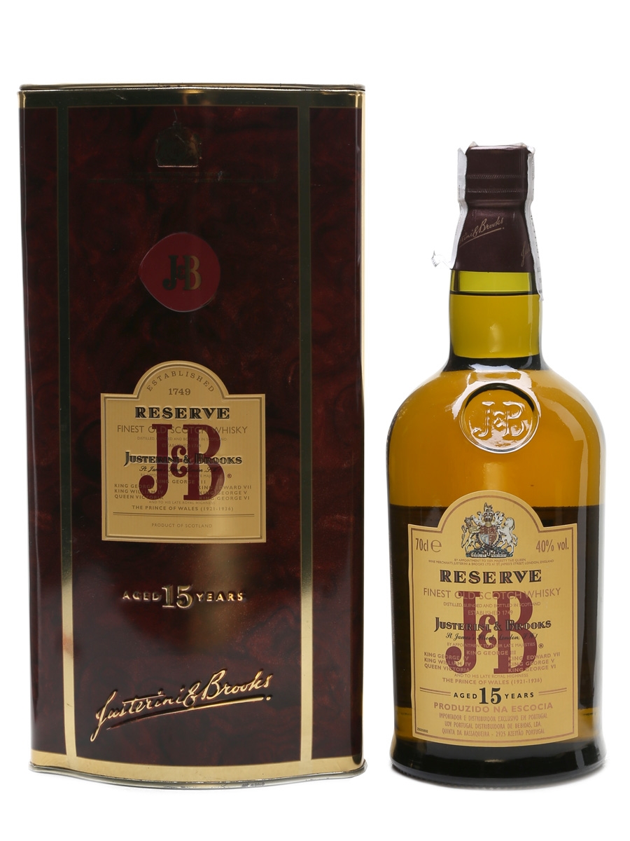 J & B Reserve 15 Year Old - Lot 45487 - Buy/Sell Blended Whisky Online