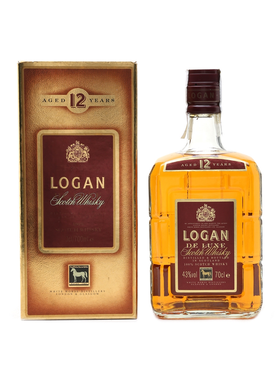 Logan 12 Year Old De Luxe Bottled 1990s - White Horse Distillers 70cl / 43%