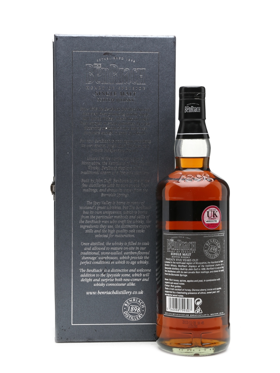 Benriach 25 Year Old - Lot 4958 - Buy/Sell Speyside Whisky Online