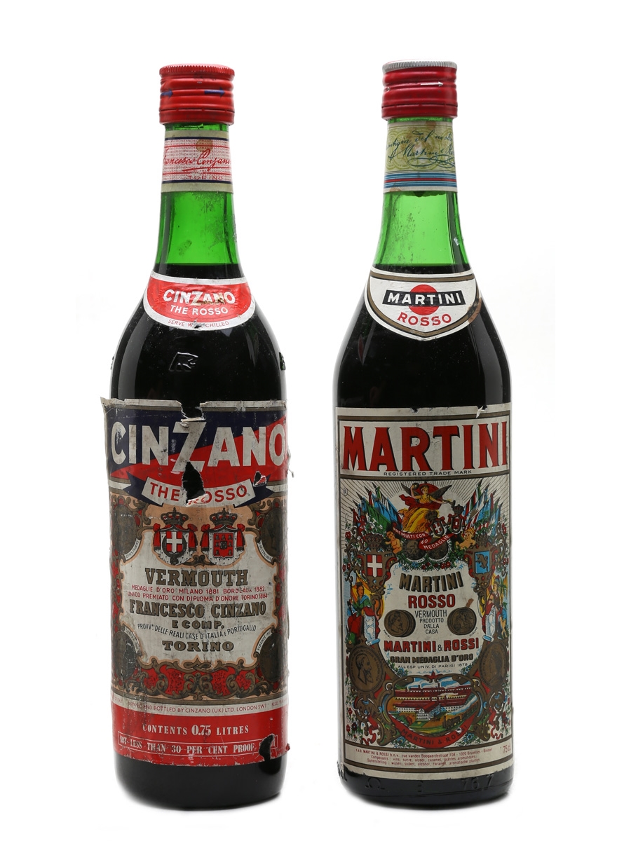 Martini Rosso Bottled 1970s & 1980s 2 x 75cl / 17%