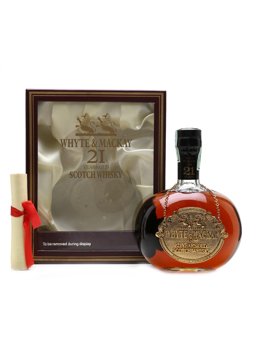 Whyte & Mackay 21 Year Old Bottled 1980s 75cl / 40%
