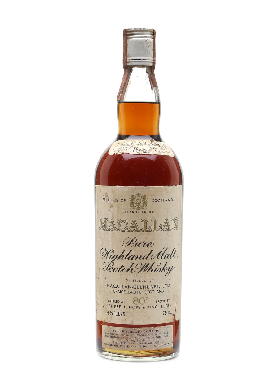 Macallan 1957 Campbell, Hope & King Bottled 1970s 75cl / 46%