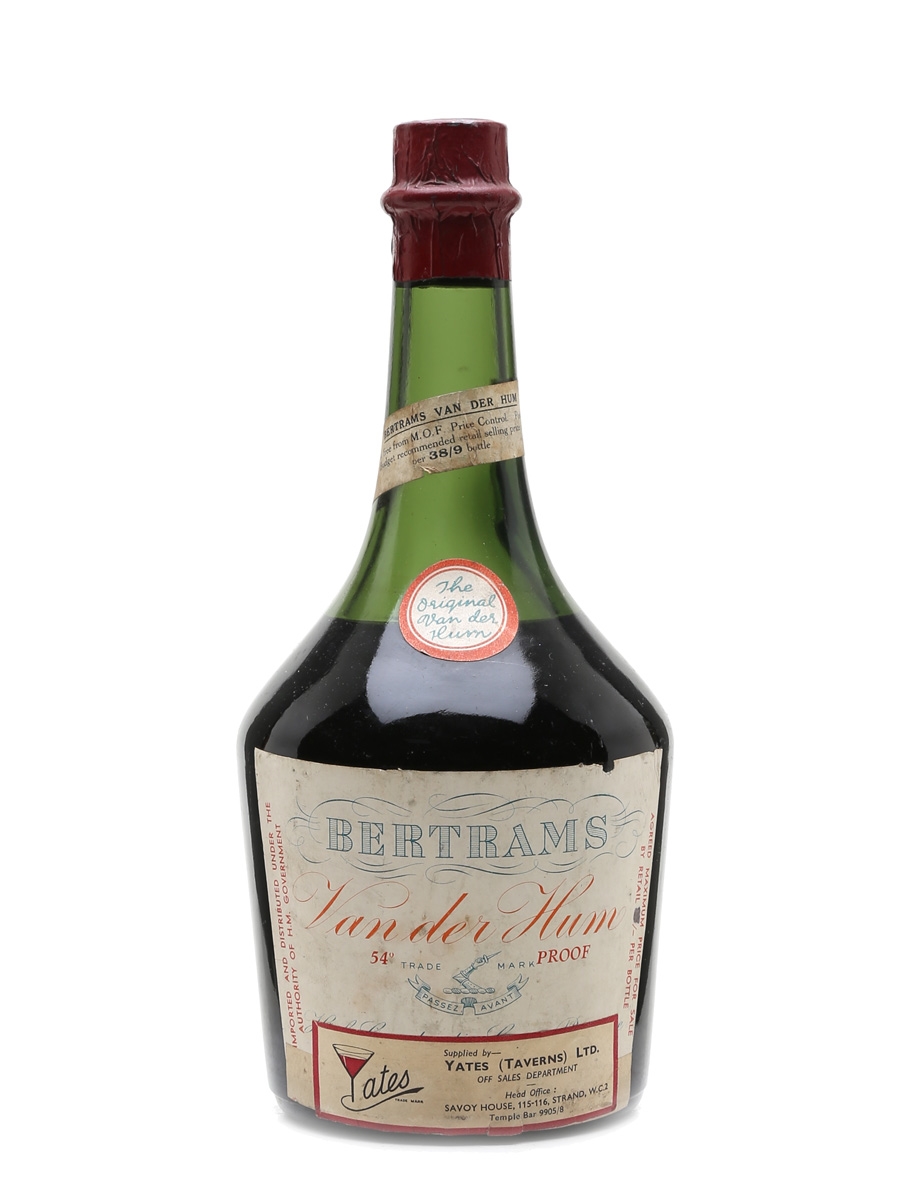 Bertrams Van Der Hum Liqueur Bottled 1940s 75cl / 30.8%