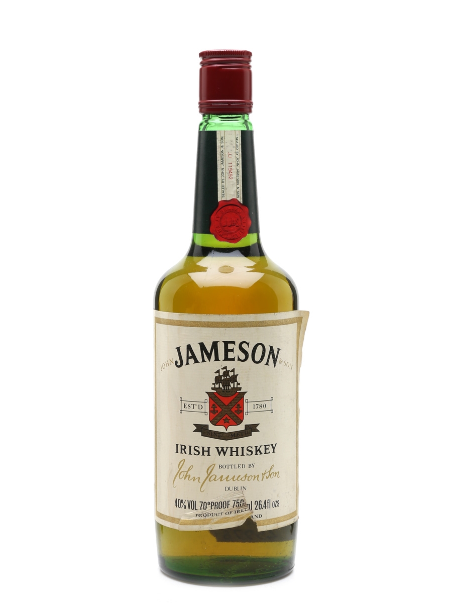 Jameson Irish Whiskey Bottled 1970s-1980s 75cl / 40%