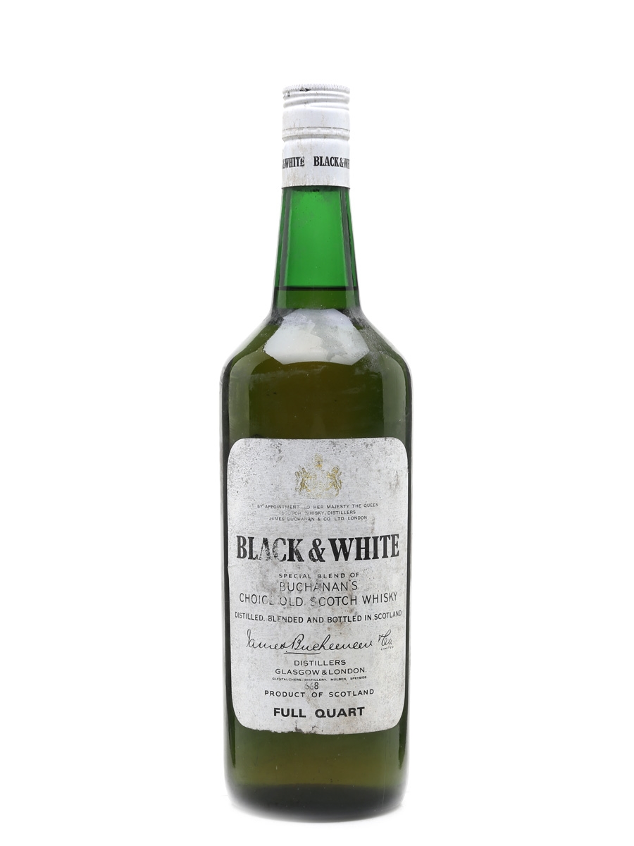 Black & White Bottled 1970s 113cl / 40%