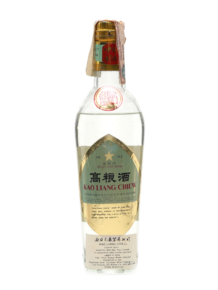 Kao Liang Chiew Golden Star Kaoliang Liquor 50cl / 62%