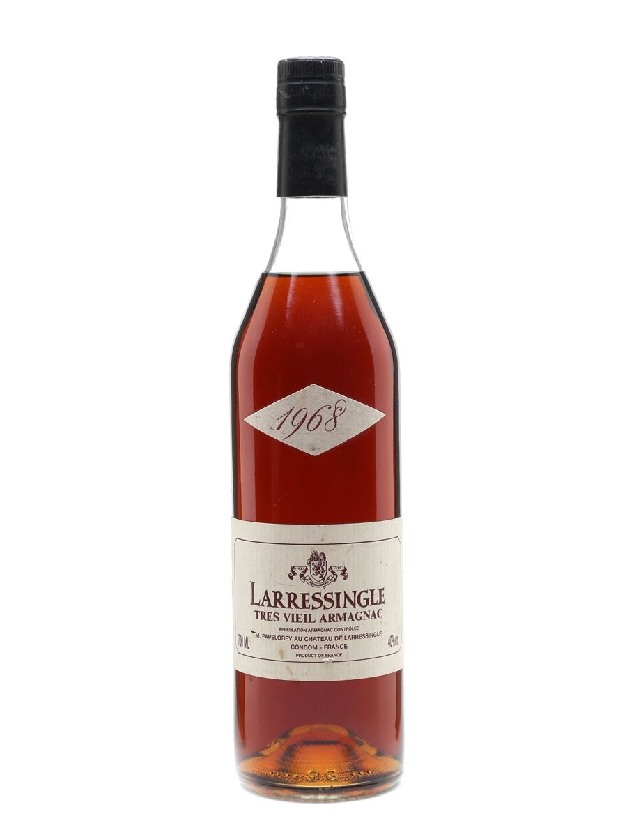 Chateau Larressingle 1968 Tres Vieil Armagnac Bottled 1998 70cl / 40%