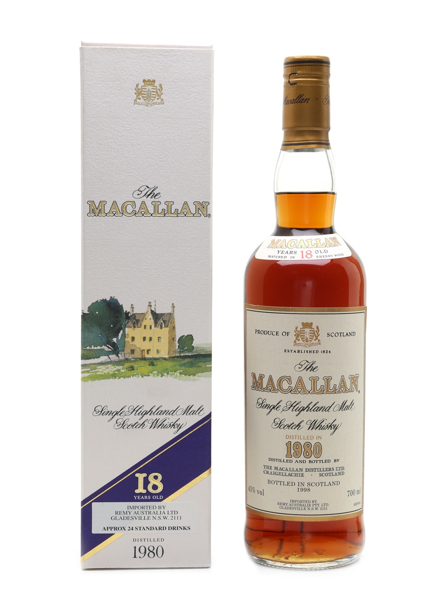 Macallan 1980 Bottled 1998 - Remy Australia 70cl / 43%