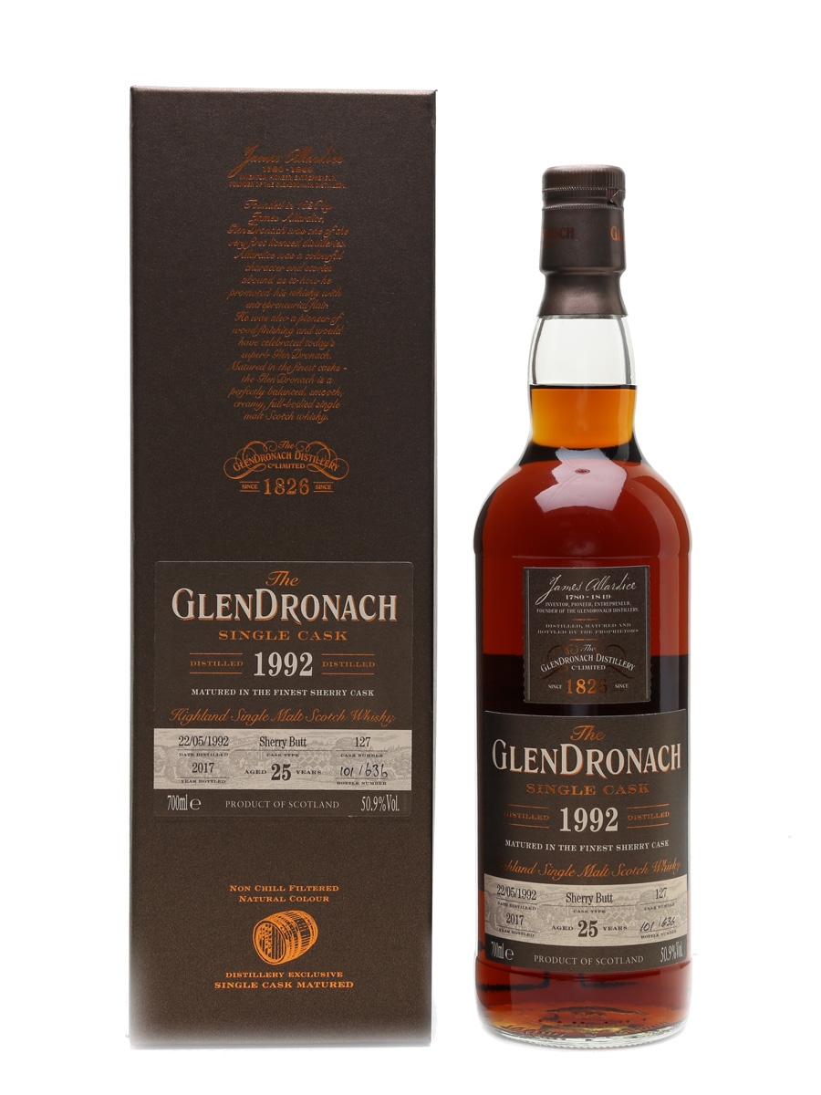 Glendronach 1992 Sherry Butt 25 Year Old 70cl / 50.9%