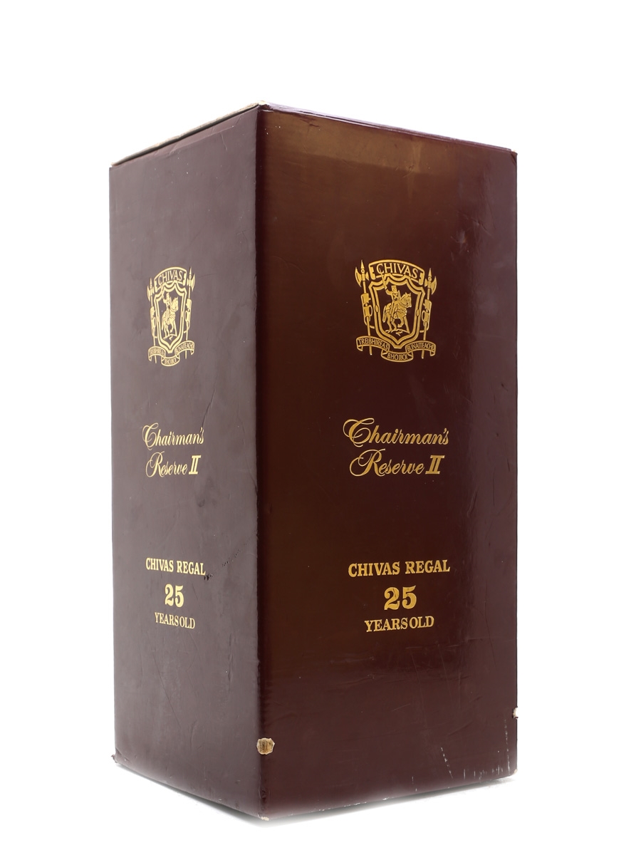 Buy Chivas Regal 25 Year Old Chairman's Reserve II 1980s | FLASK