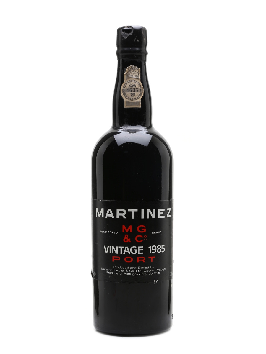 Martinez 1985 Vintage Port Bottled 1980s 75cl / 20%