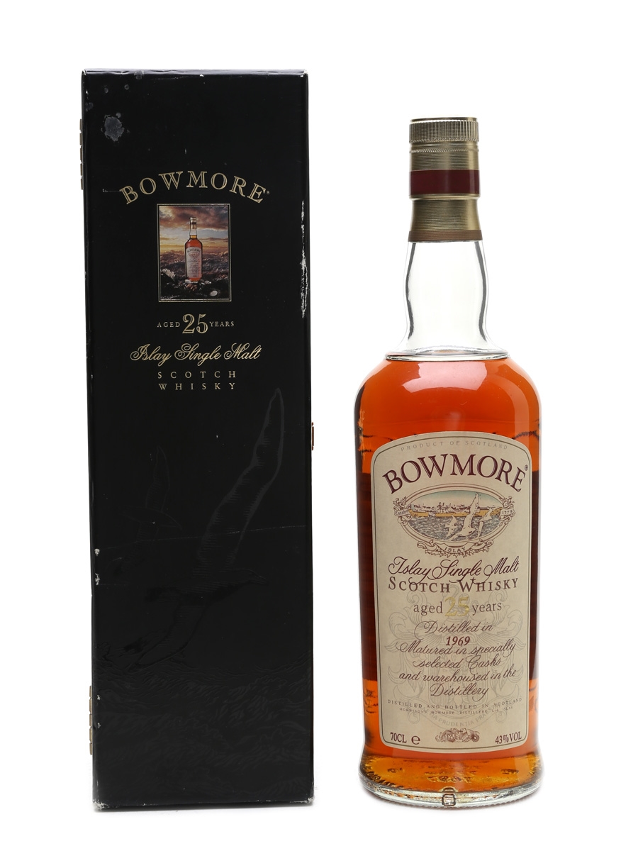 Bowmore 1969 25 Year Old Bottled 1990s 70cl / 43%