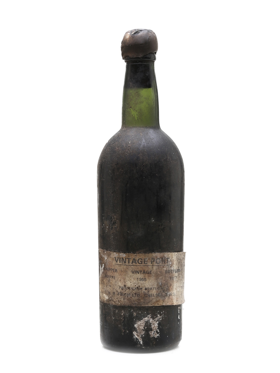 Warre's 1955 Vintage Port Bottled 1957 - H H Finch Ltd. 75cl