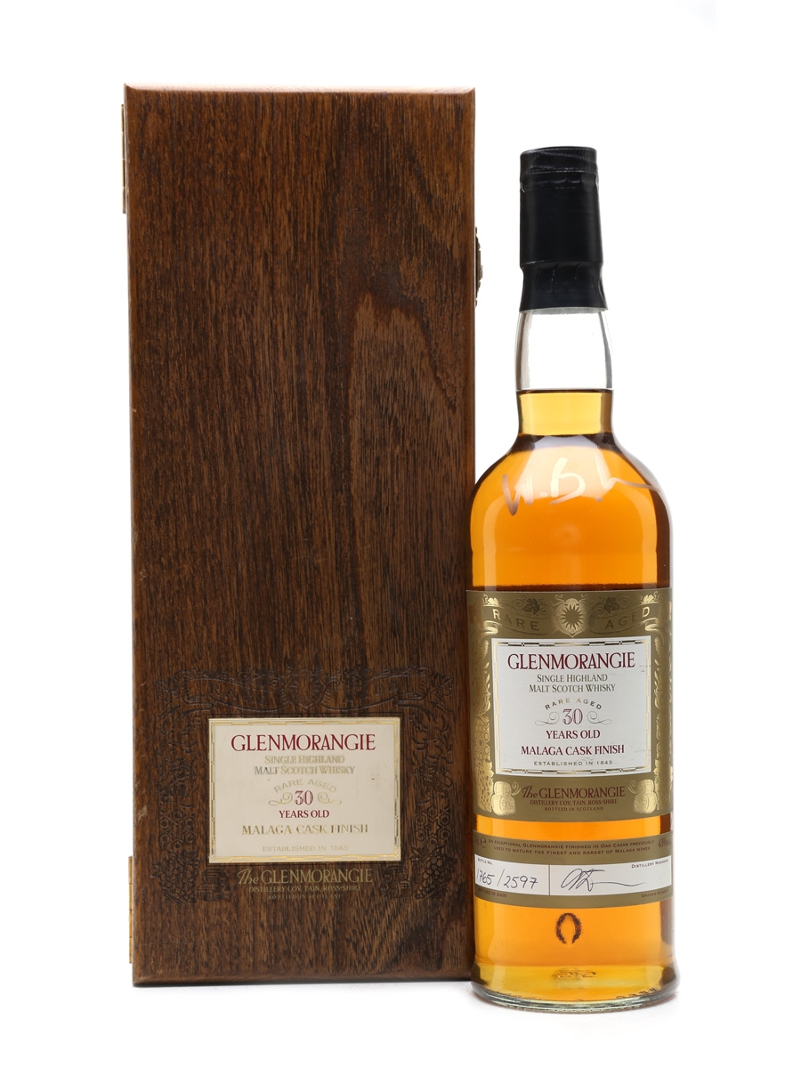 Glenmorangie 30 Year Old Rare Aged Malaga Finish - Signed By Dr Bill Lumsden 70cl / 43%