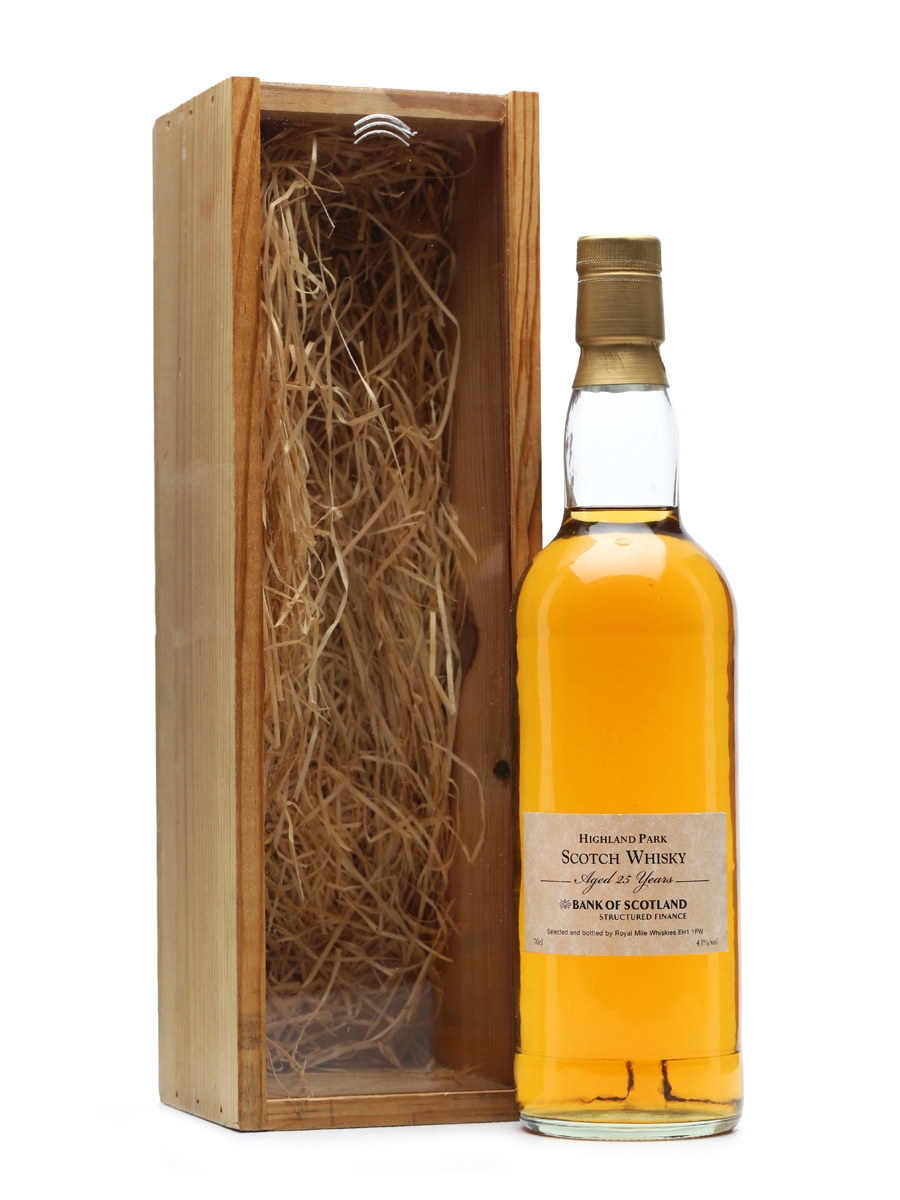 Highland Park 25 Years Old Bank Of Scotland Royal Mile Whiskies / 70cl