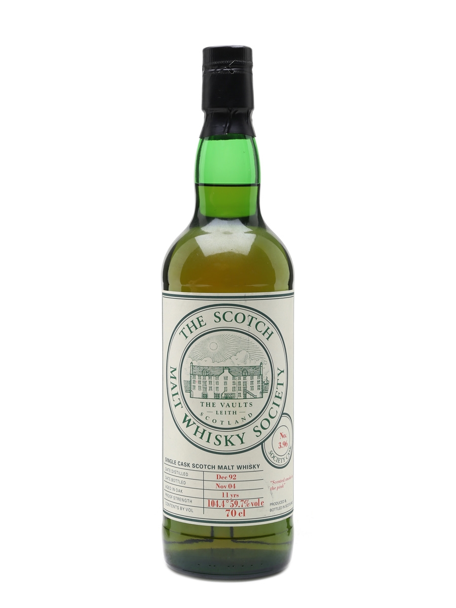 SMWS 3.96 Scented Smoke In The Pink Bowmore 1992 70cl / 59.7%