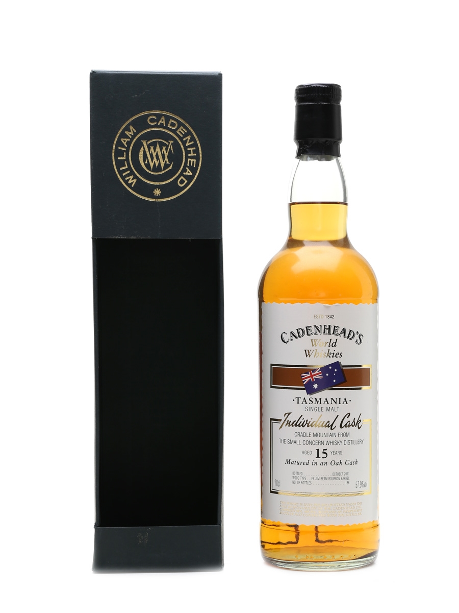 Cradle Mountain 15 Year Old Bottled 2011 - Cadenhead's 70cl / 57.9%