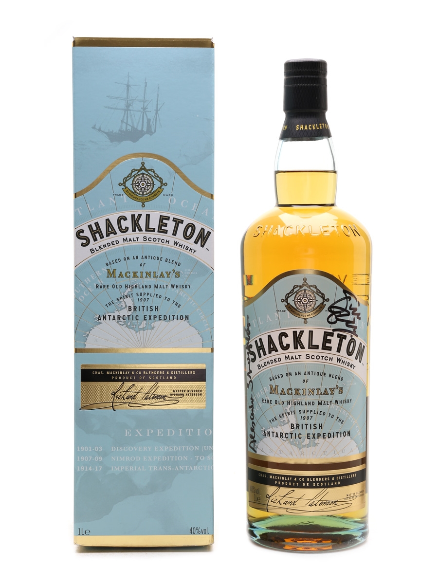 Shackleton Blended Malt Mackinlay's - Signed Bottle 100cl / 40%