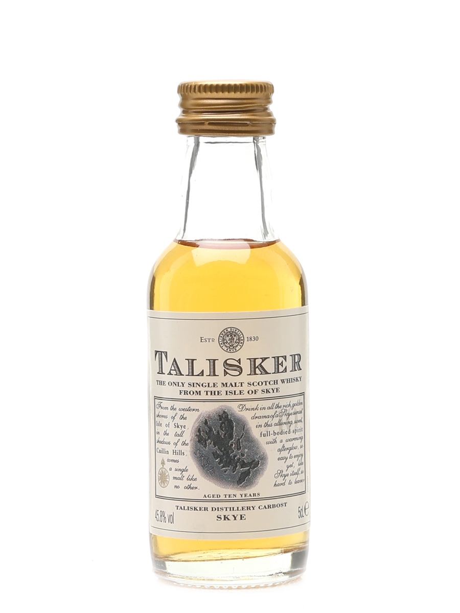 Talisker 10 Year Old Map Label 5cl / 45.8%