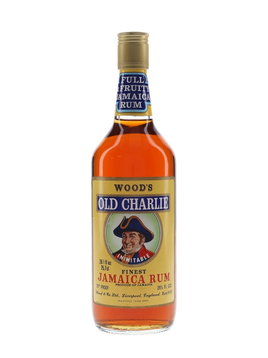 Wood's Old Charlie Jamaica Rum Bottled 1970s 75.7cl / 40%