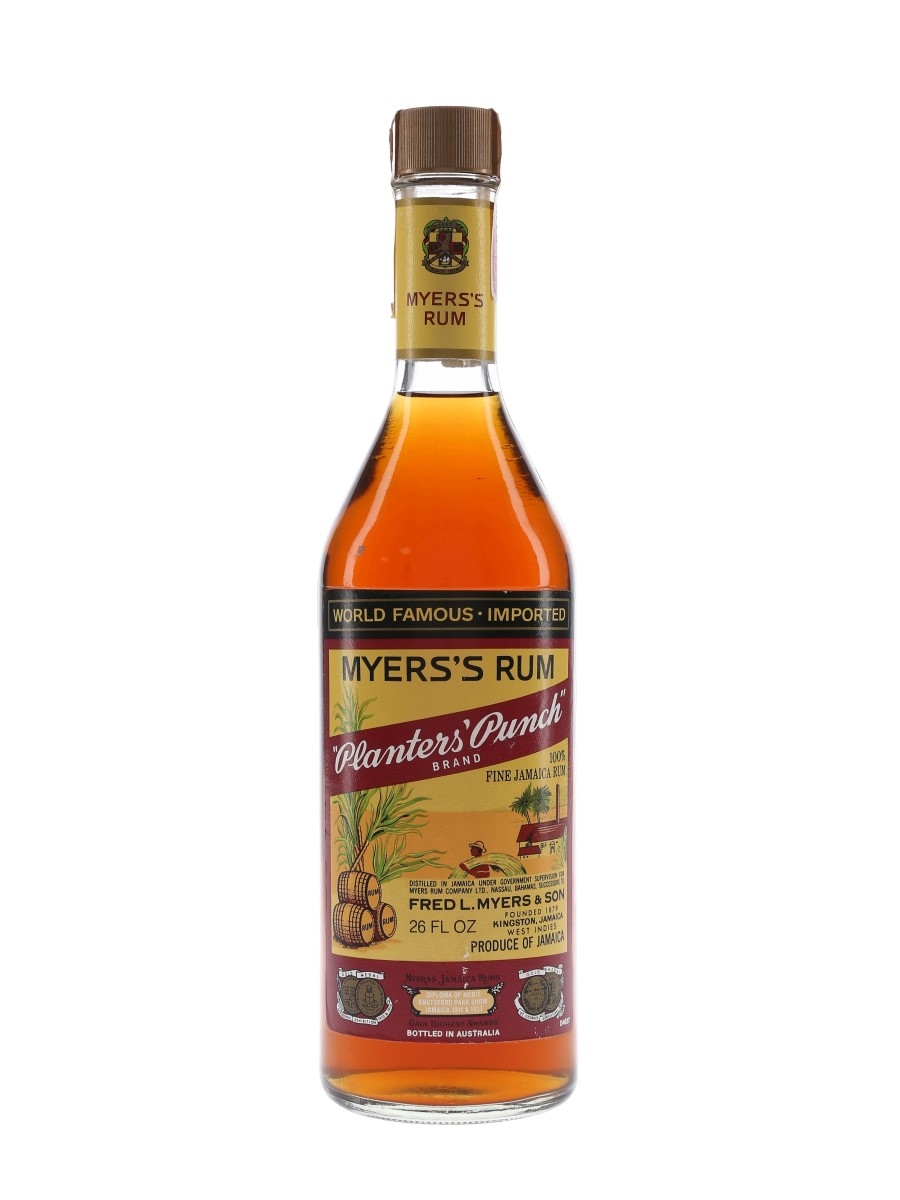 Myers's Planters' Punch Rum Bottled 1970s - Australia 73.8cl / 40%